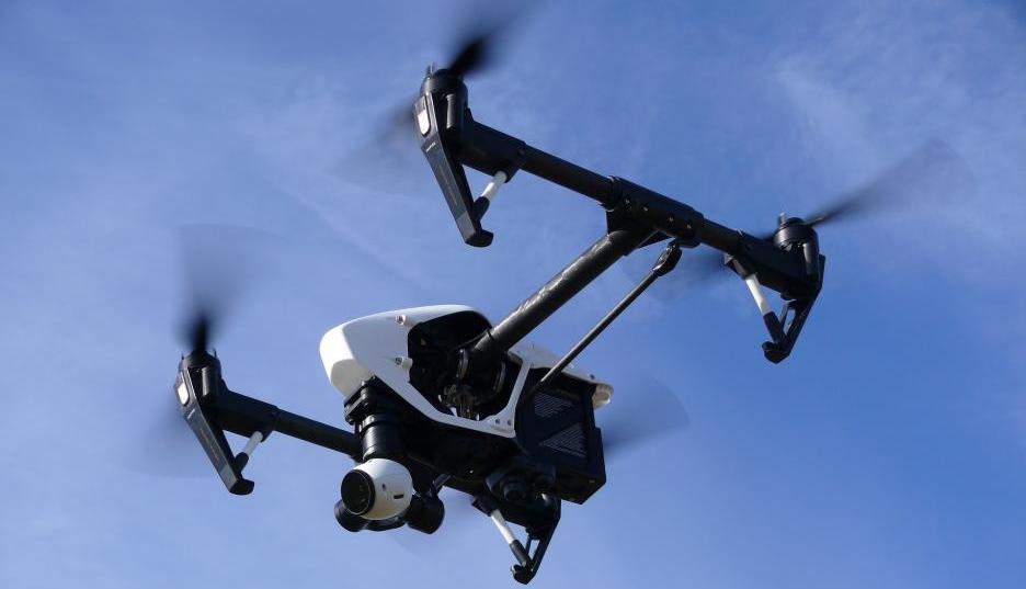 Drohne Höhenflug